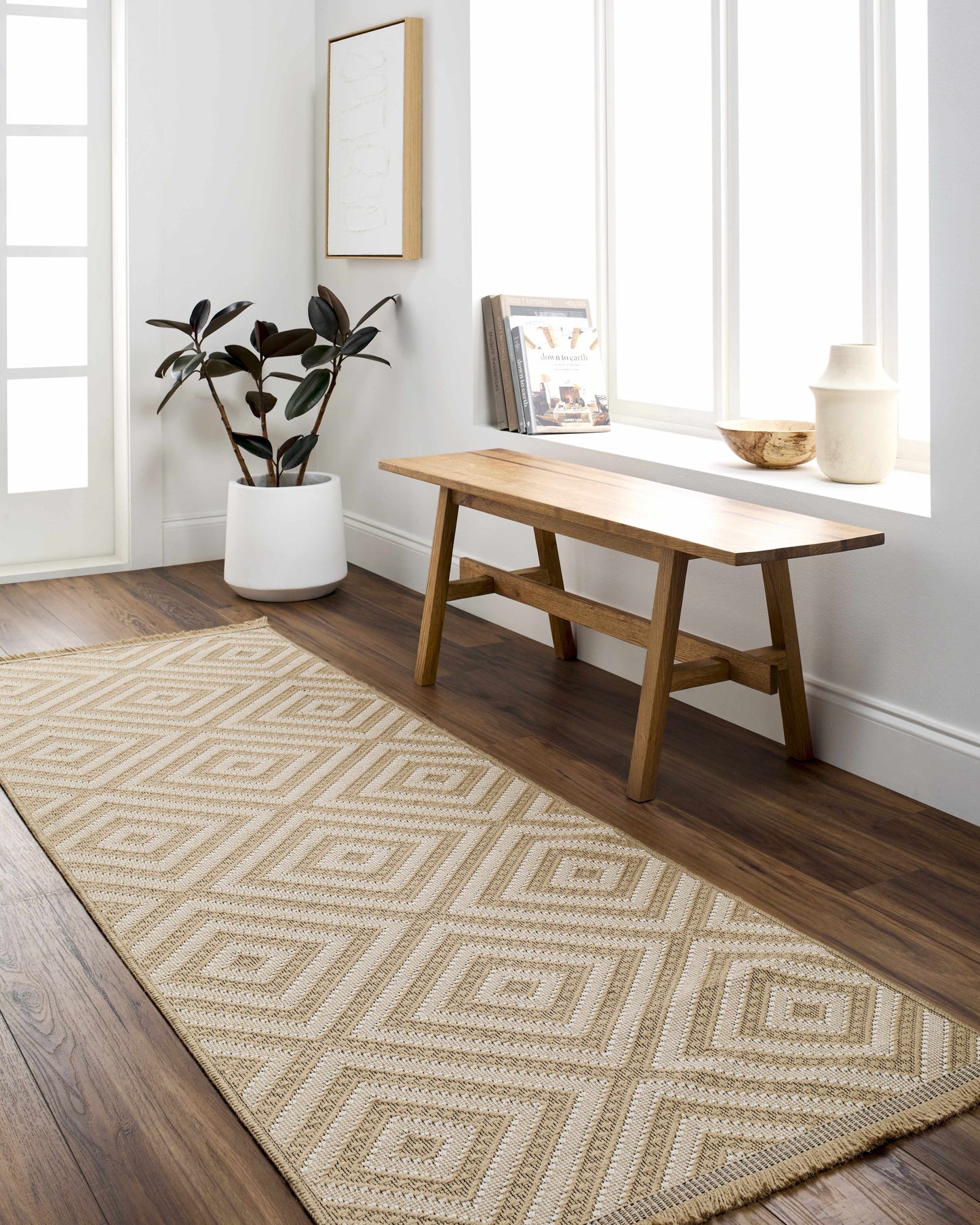 Uaine Washable Jute Rug - Clearance