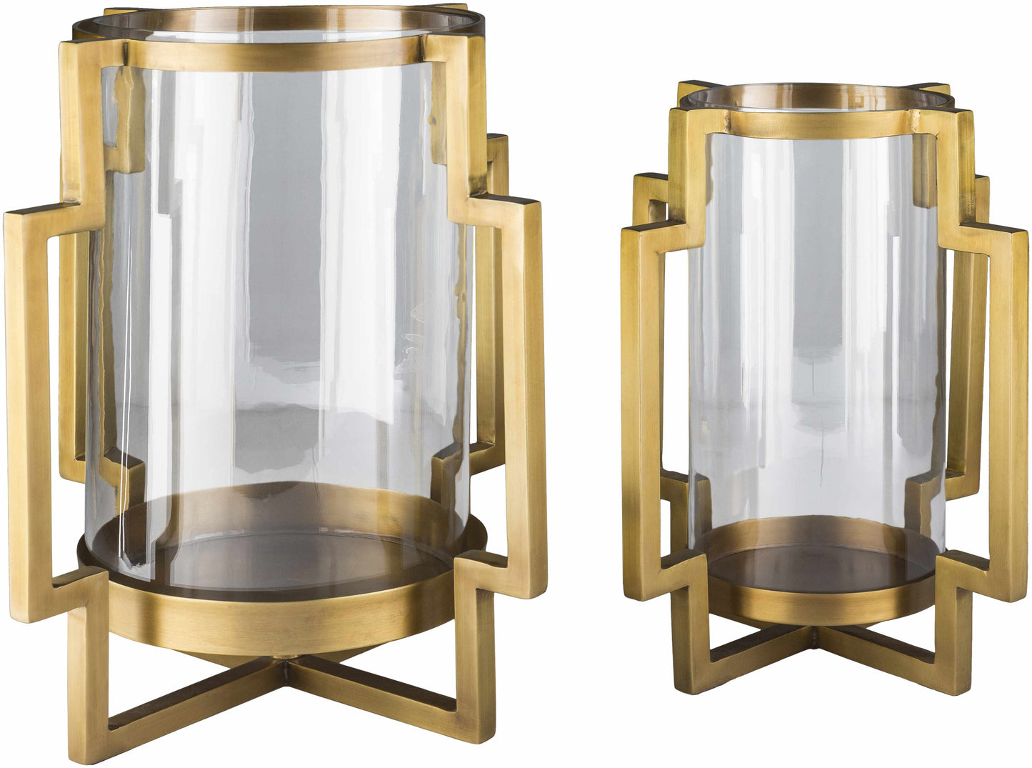 Picher Brass Geometric Gold Decorative Accent - Clearance