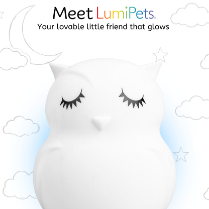 LumiPets® Owen the Owl- Children's Touch Night Light Junior