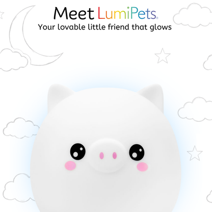 LumiPets® Percy the Pig- Children's Touch Night Light