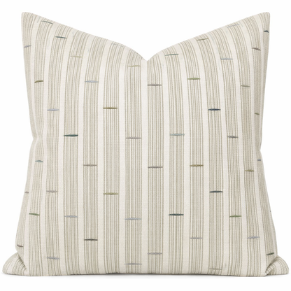 JUJU Pillow Cover in Green, Designer Pillows