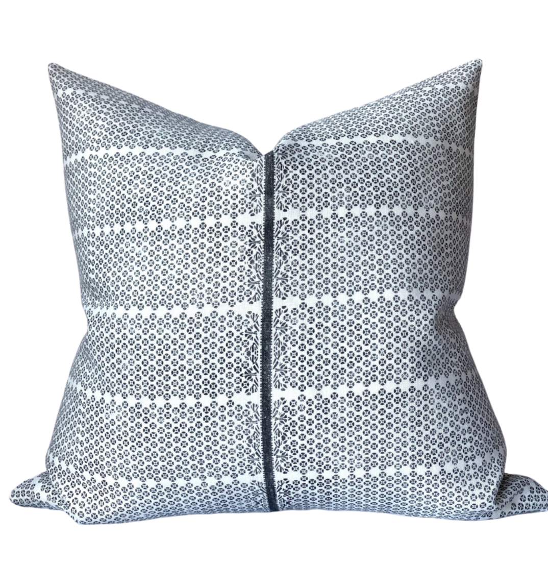 Madu Pillow Cover in Kohl, Susan Connor Textiles