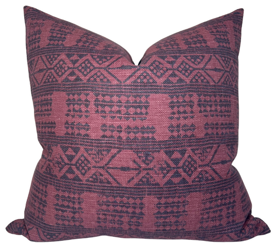 Addis Pillow Cover in Midnight Pasha, Peter Dunham Textiles