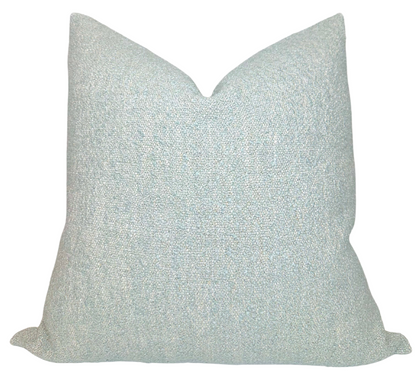 Vail Boucle Pillow Cover in Blue, Larsen Textiles