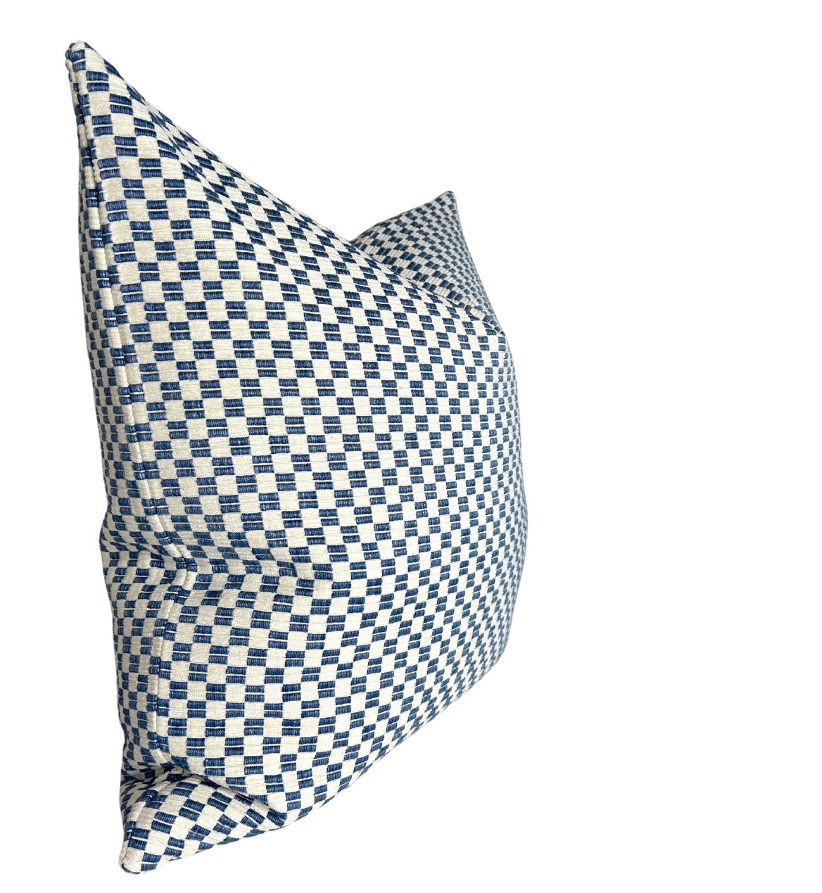 Elkhart Pillow Cover in Blue, Schumacher Textiles