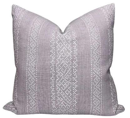 Miguel Pillow Cover in Lavender, McLaurin + Piercy Textiles