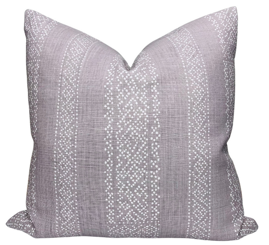 Miguel Pillow Cover in Lavender, McLaurin + Piercy Textiles