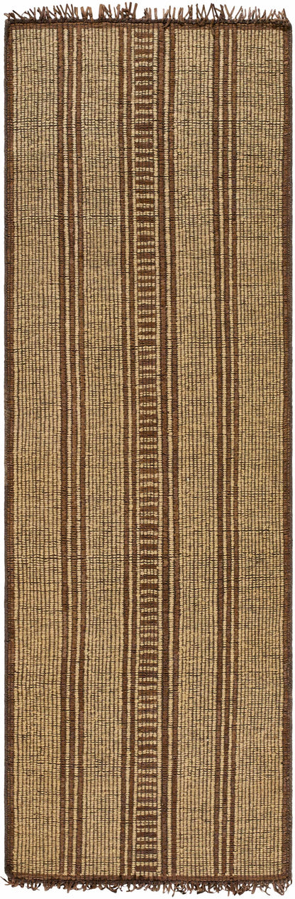 Gita Jute & Leather Rug - Clearance