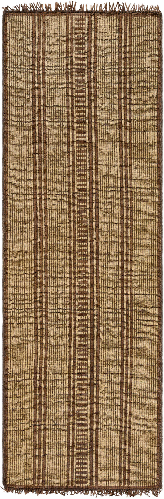 Gita Jute & Leather Rug - Clearance