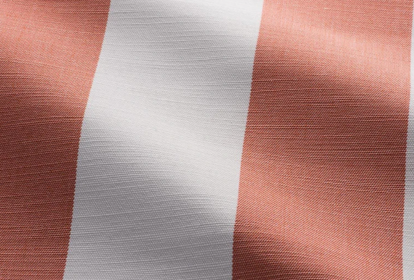 Go To Stripe Pillow Cover in Melon, Perennials Textiles
