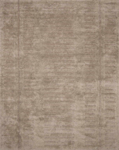 Washable Handmade Wool Rug - Brown - Clearance