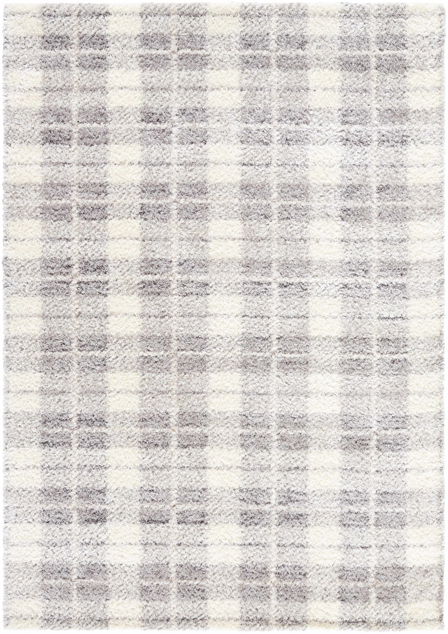 Anfisa Tan Luxe Shag Area Rug