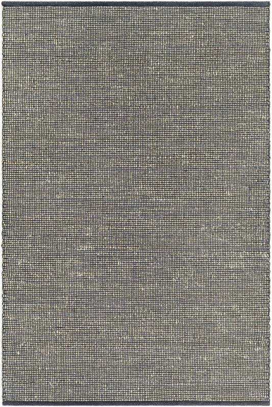 Byrne Black Jute Rug - Clearance