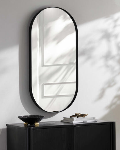 Saraipali Black Accent Mirror