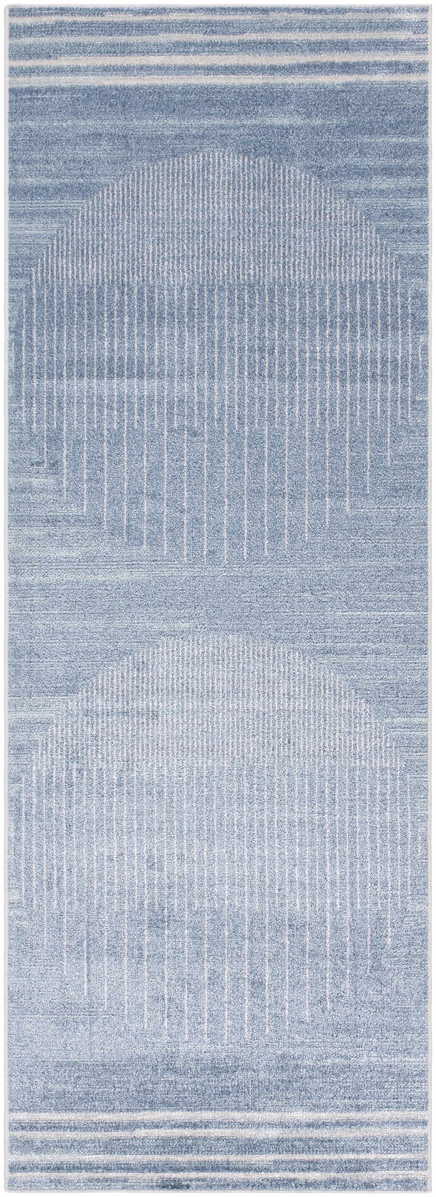 Thad Blue Washable Area Rug - Clearance