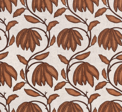 Desert Floral Pillow Cover in Ochre, Thibaut Pillows
