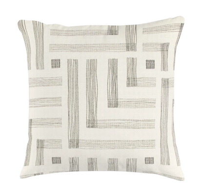 Pastiche Pillow Cover in Chalk Jet, Kelly Wearstler Textiles