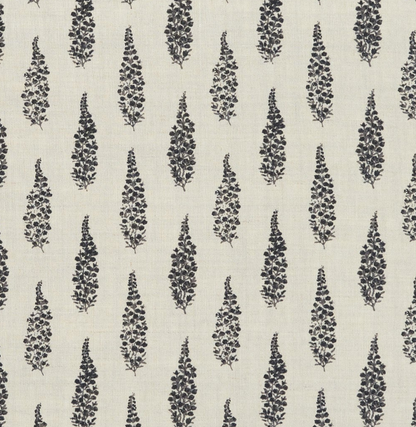 Hollyhock Pillow Cover in Jet, McLaurin + Piercy Textiles