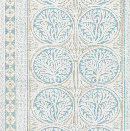 Fair Isle Pillow Cover in Aqua, Thibaut Pillows