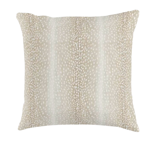 Antelope Pillow Cover in Fawn Brown