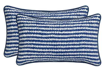 Horizon Pillow Cover in Indigo