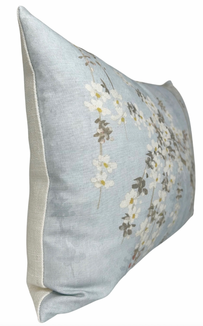 Weeping Blossom Pillow Cover in Blue, Thibaut Pillows