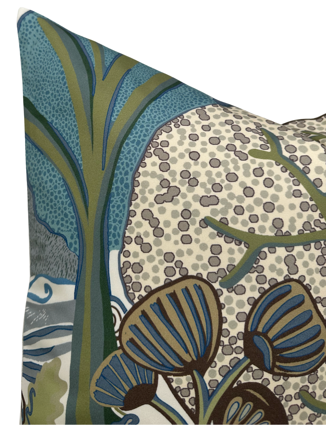 Ready to Ship, 22x22, Albero Pillow Covers in Sage and Beige