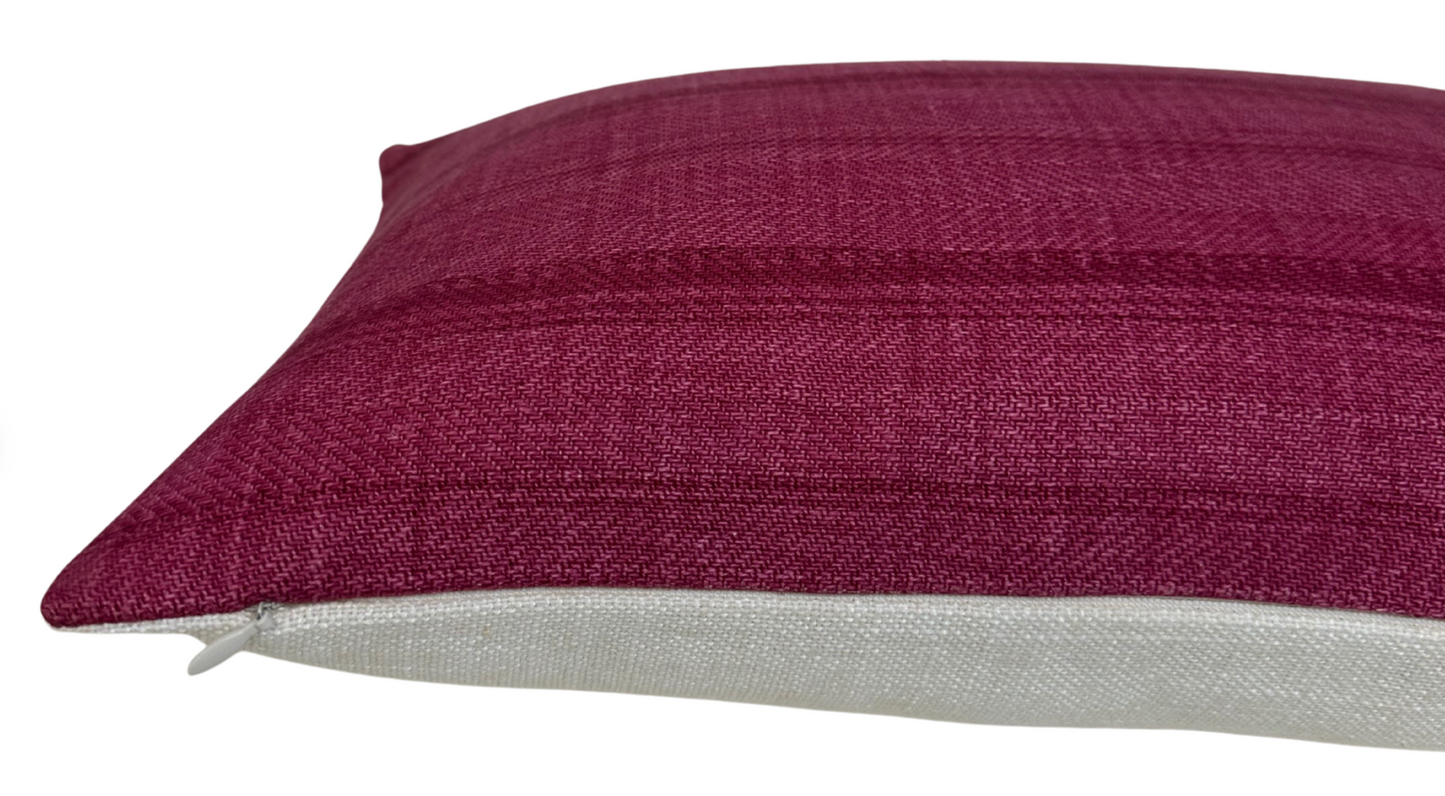Malabar Pillow Cover in Hibiscus, Peter Dunham Textiles