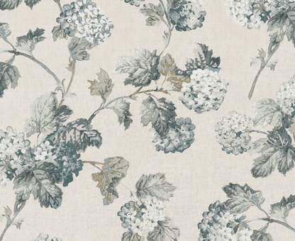 Sussex Hydrangea Pillow Cover in Slate/Blue, Thibaut Pillows