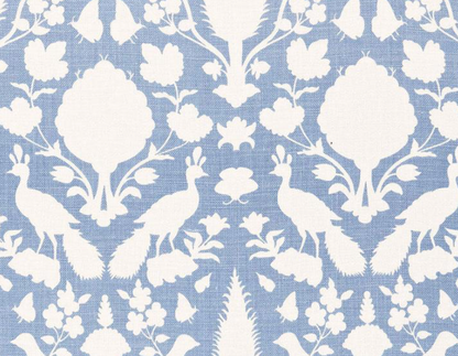 Chenonceau Pillow Cover in Sky, Schumacher Textiles