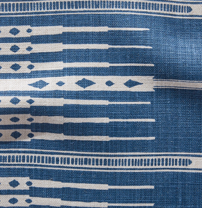 Tangiers Pillow Cover in Indigo, Peter Dunham Textiles