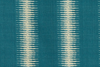 Ikat Pillow Cover in Peacock, Peter Dunham Textiles