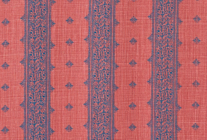 Fez Pillow Cover in Raspberry and Indigo, Peter Dunham Textiles