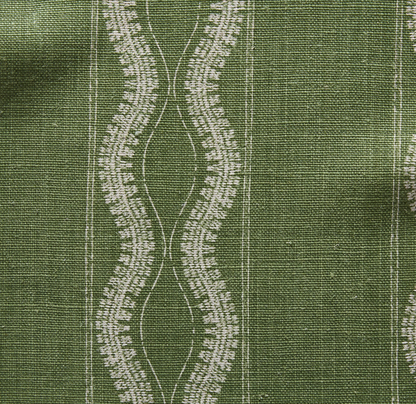 Zanzibar Pillow Cover in Green, Peter Dunham Textiles