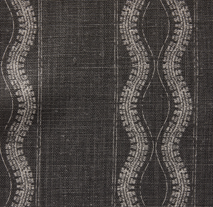 Zanzibar Pillow Cover in Charcoal, Peter Dunham Textiles