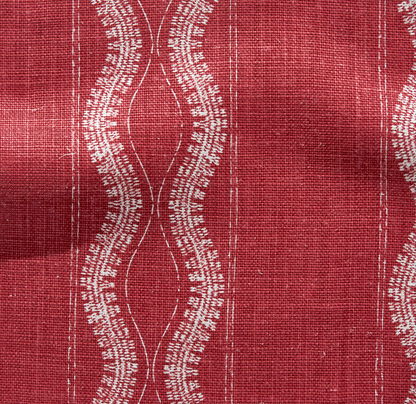 Zanzibar Pillow Cover in Red, Peter Dunham Textiles