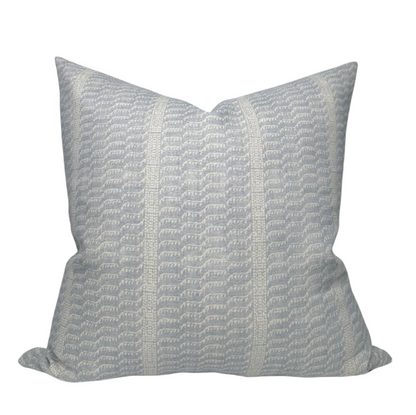 Pilar Pillow Cover in Bluebell, Susan Connor Textiles