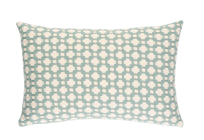 Betwixt Pillow Cover in Water, Schumacher Textiles