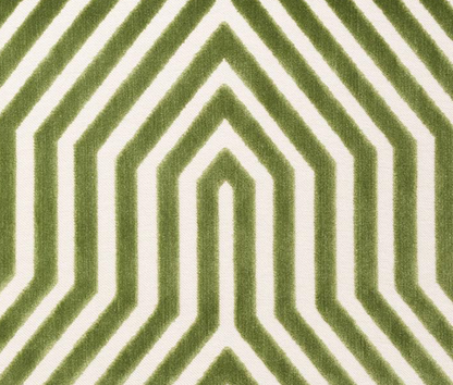 Vanderbilt Pillow Cover in Lettuce Green, Schumacher Textiles