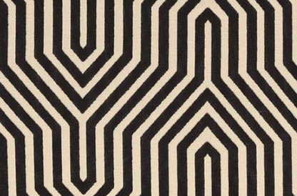 Vanderbilt Pillow Cover in Noir Black, Schumacher Textiles