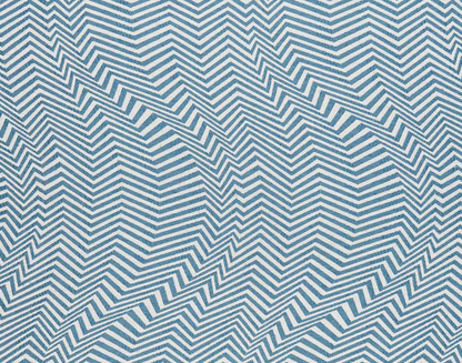 Sea Swell Pillow Cover in Blue, Jennifer Shorto Textiles