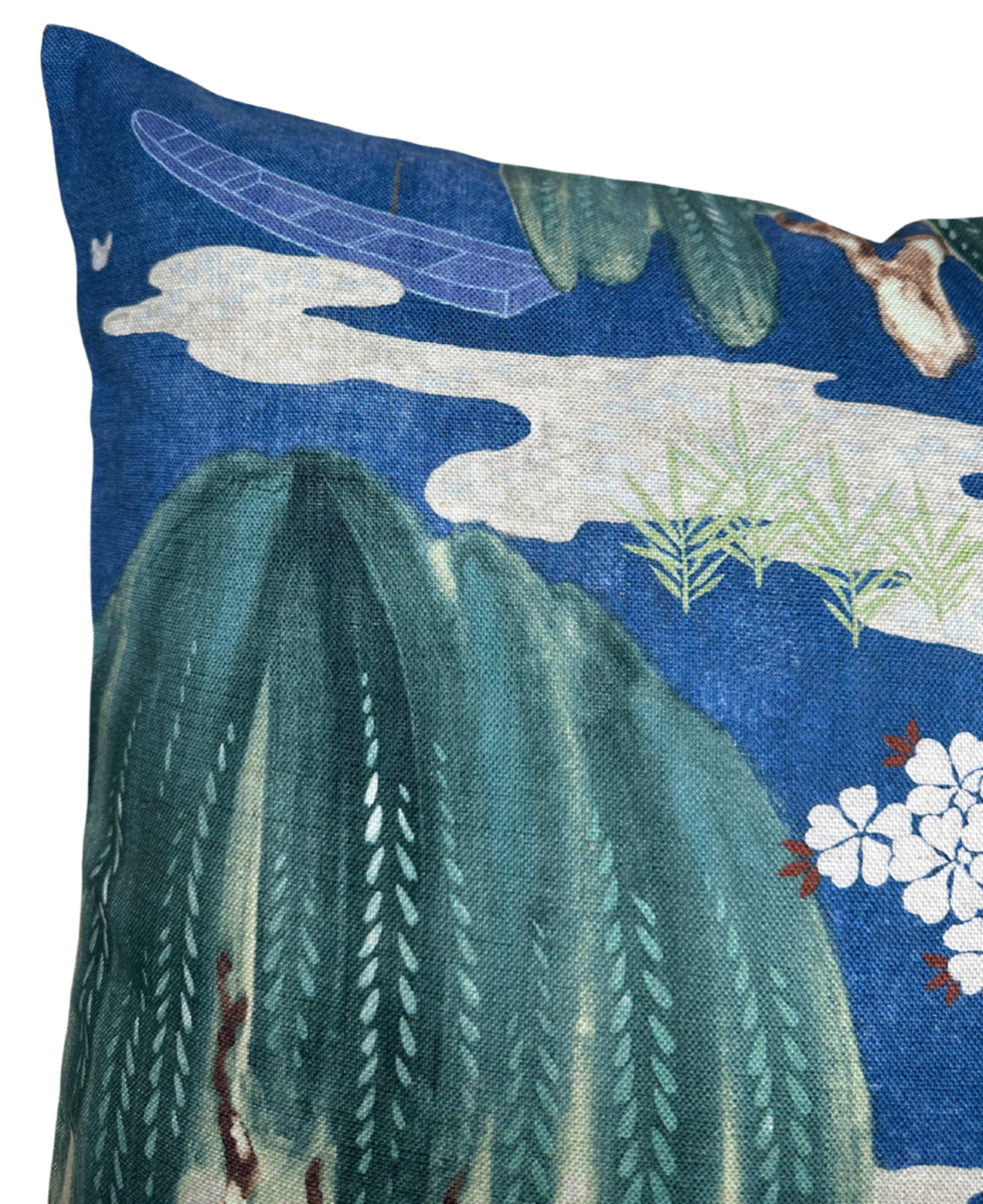 Willow Tree Pillow Cover in Navy, Thibaut Pillows