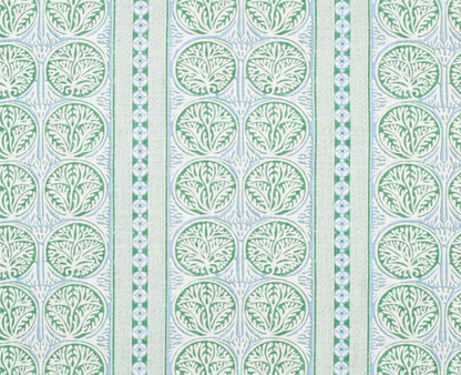 Fair Isle Pillow Cover in Blue and Green, Thibaut Pillows