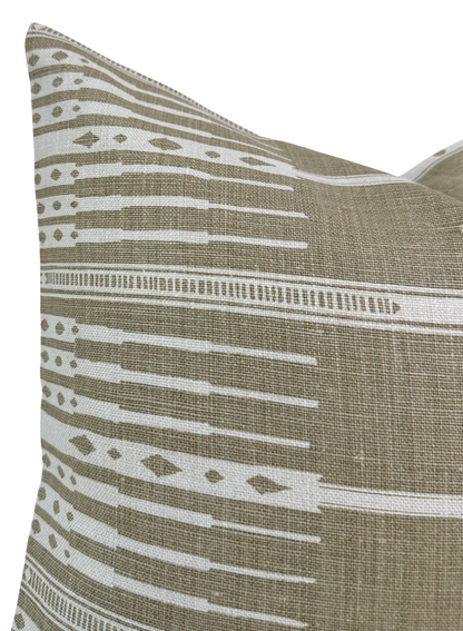 Tangiers Pillow Cover in Stone, Peter Dunham Textiles