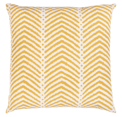 La Jolla Pillow Cover in Marigold, Schumacher Textiles