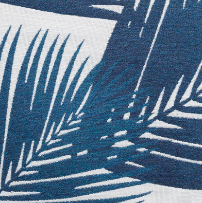 Yucca Pillow Cover in Blue, Indoor Outdoor Pillows, Holly Hunt Textiles