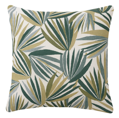 Palmetto Pillow Cover in Verdigris, Perennials Textiles
