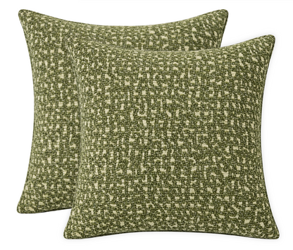 Serra Pillow Cover in Chive Green, Kelly Wearstler Textiles