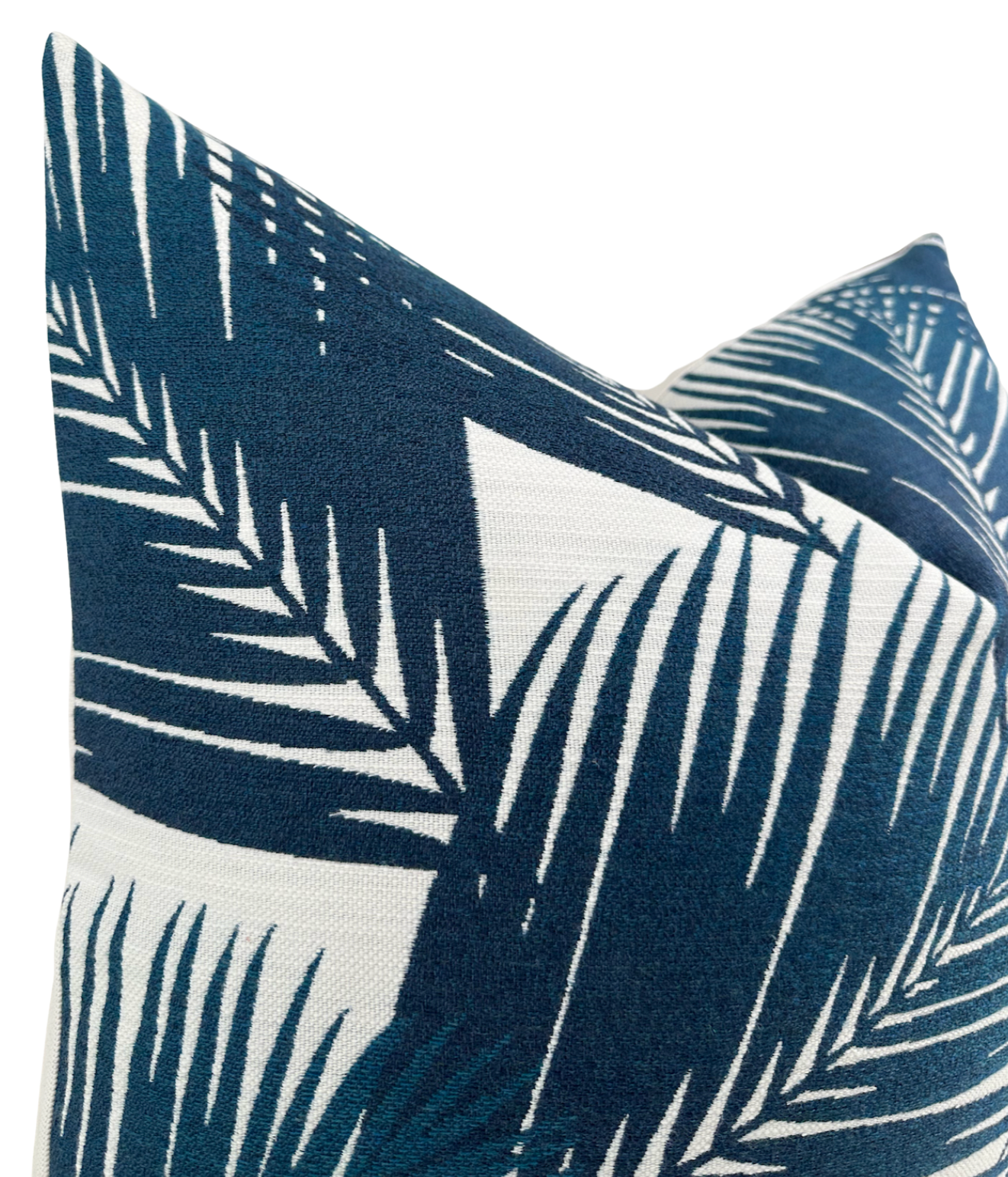 Yucca Pillow Cover in Blue, Indoor Outdoor Pillows, Holly Hunt Textiles