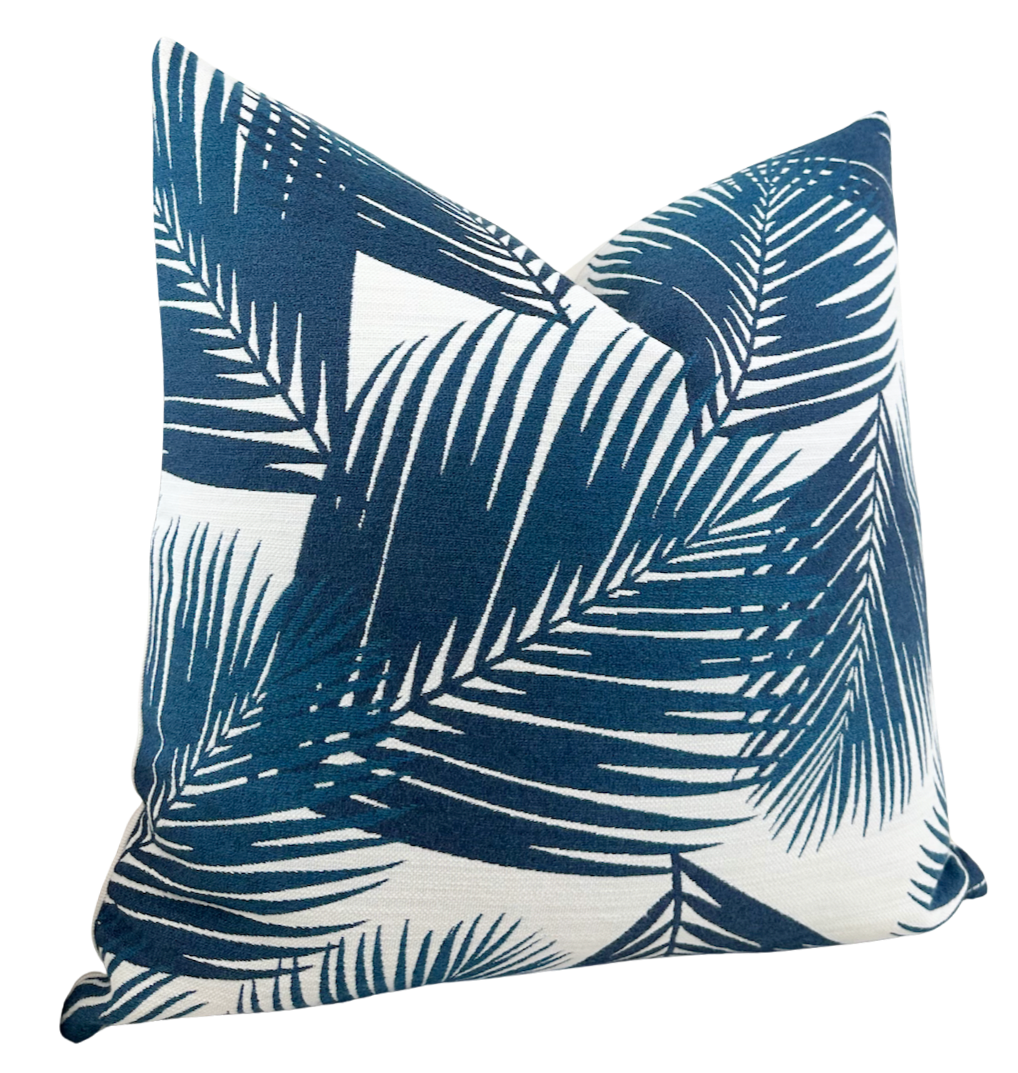 Yucca Pillow Cover in Blue, Indoor Outdoor Pillows, Holly Hunt Textiles
